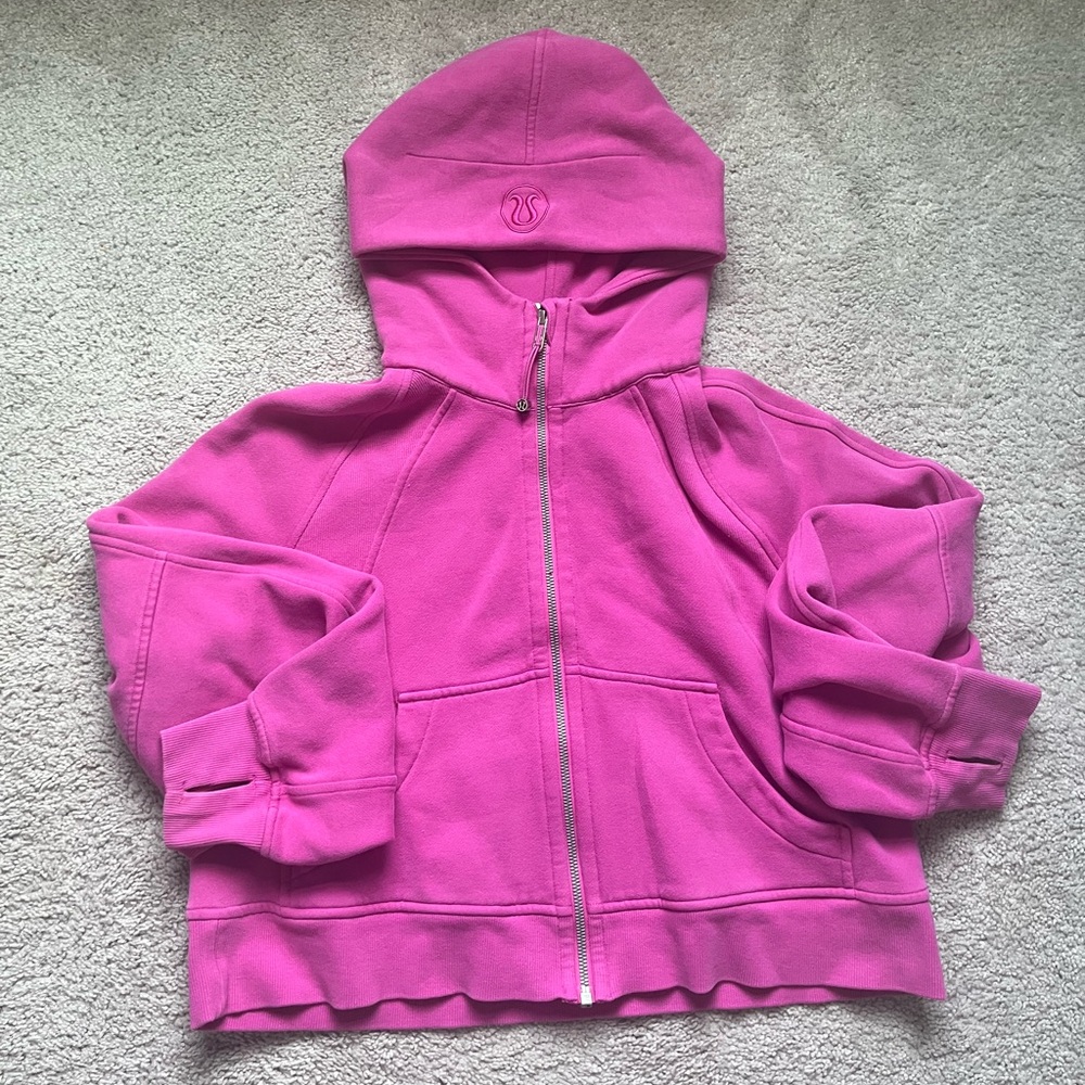 Lululemon Athletica Vibrant Pink Hoodie